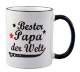 Tasse Bester Papa der Welt Vintage Style - Geschenk - Vater - Vatertag